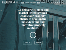 Tablet Screenshot of brickfields.com